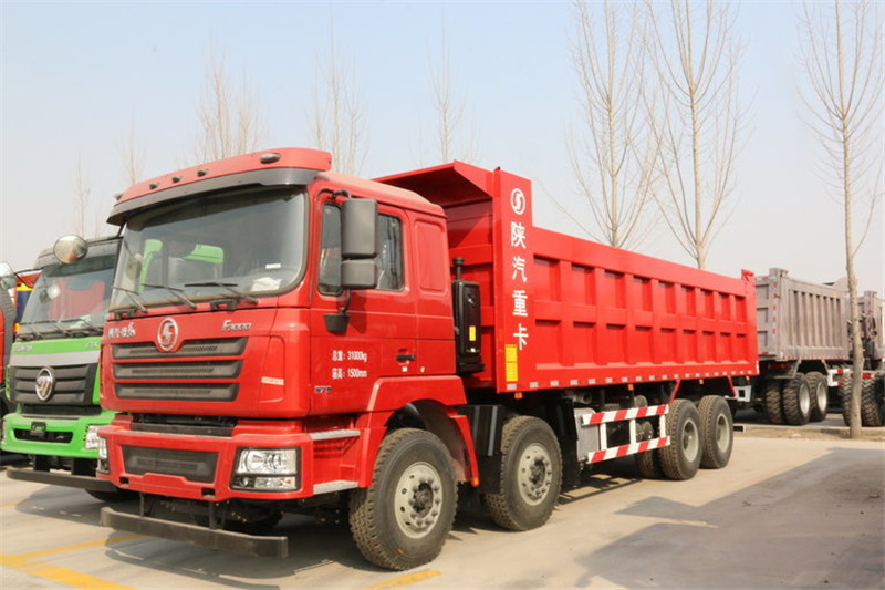 SHACMAN F3000 8×4 dump truck — side view