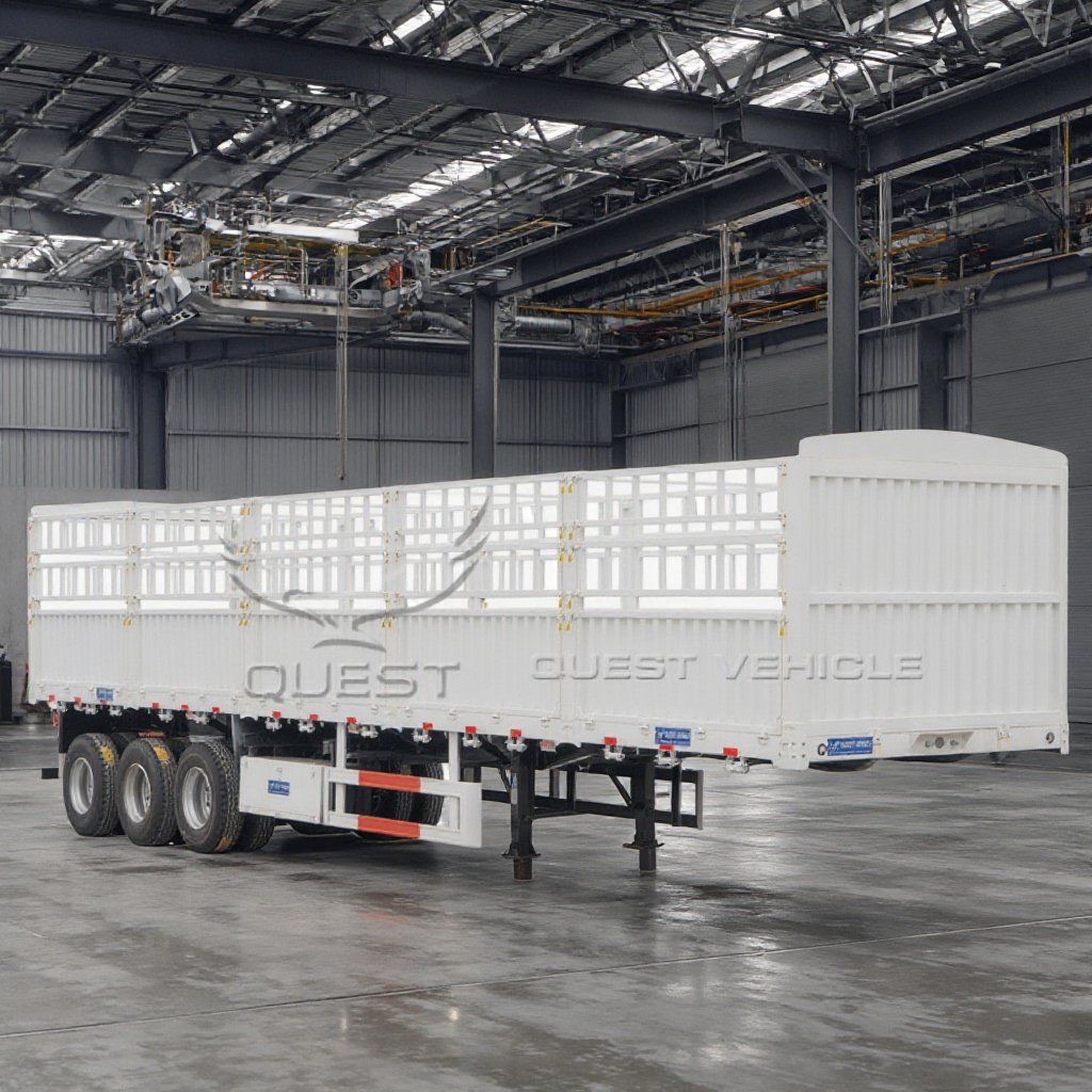 3-axle fence trailer