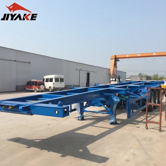 Skeleton container chassis