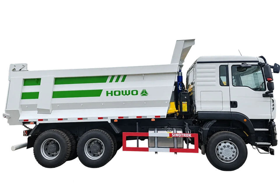 HOWO TX 6×4 dump truck — side view