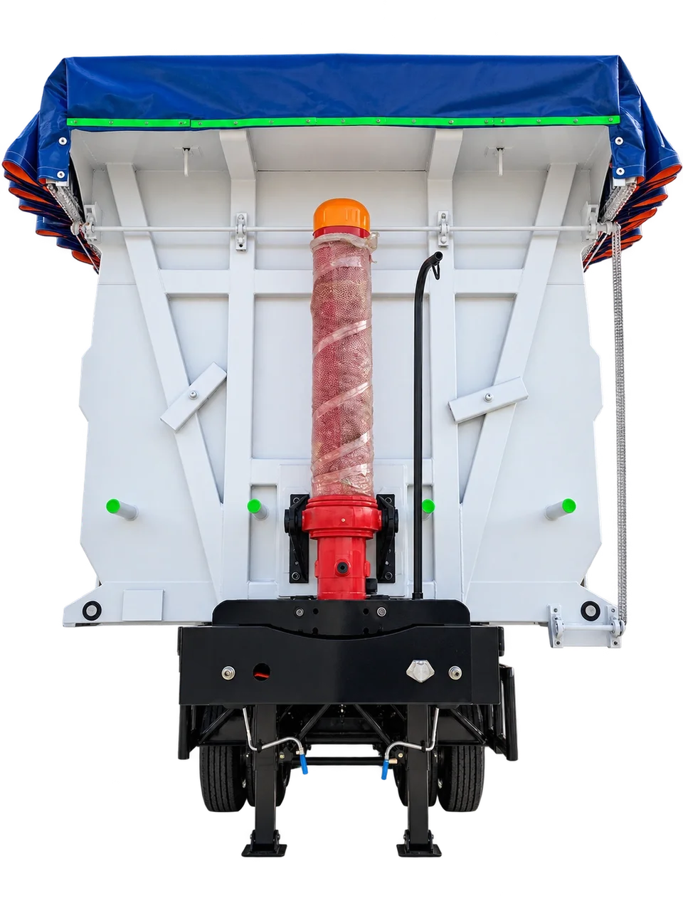 Hydraulic rear dump semi-trailer reference