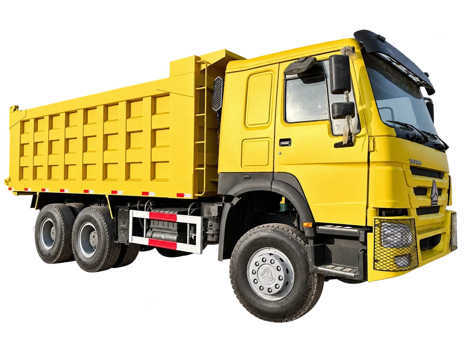 HOWO 371 6×4 dump truck — front angle