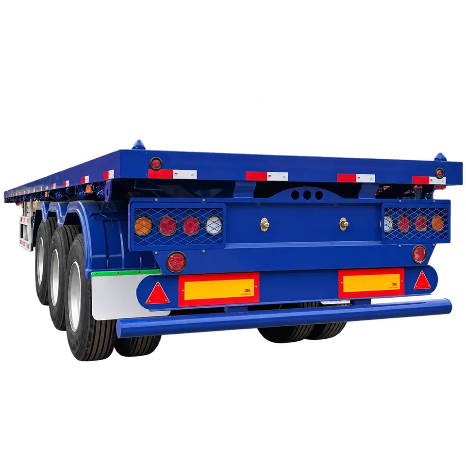 3-Axle Flatbed Cargo Semi-Trailer — additional reference view