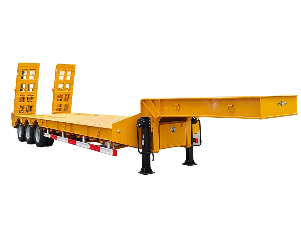 lowbed-equipment-semi-trailer reference photograph