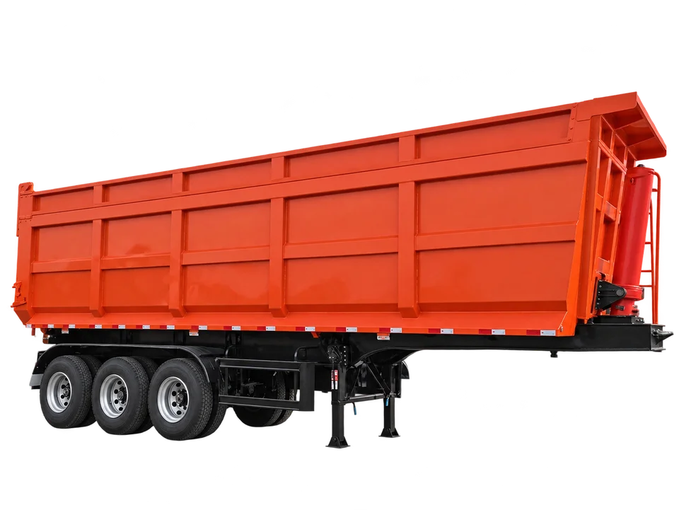 Hydraulic rear dump semi-trailer reference