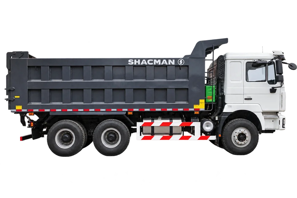 SHACMAN F3000 6×4 dump truck — right side