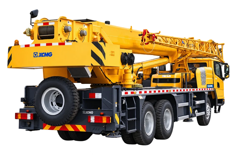 XCMG QY25K-II mobile crane — rear view