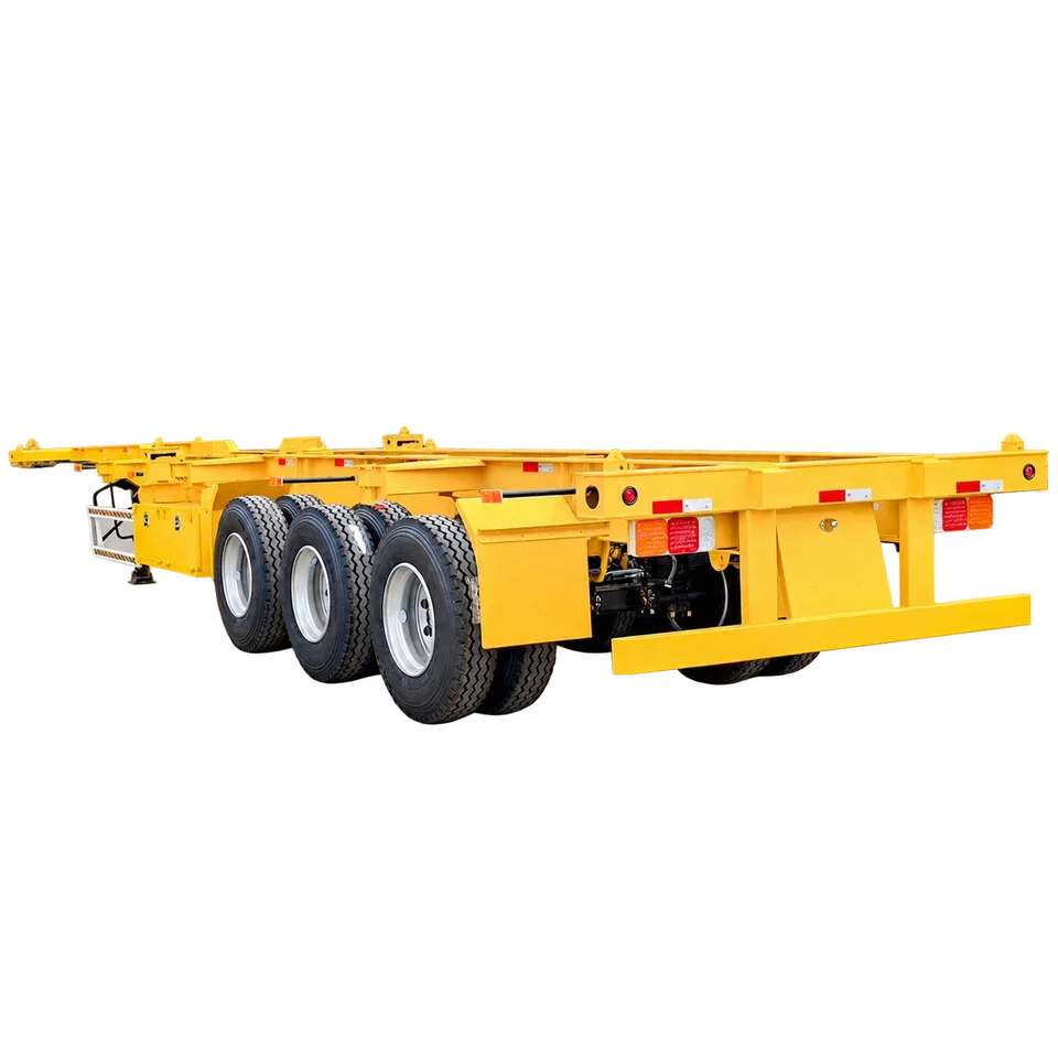 skeleton-container-semi-trailer reference photograph