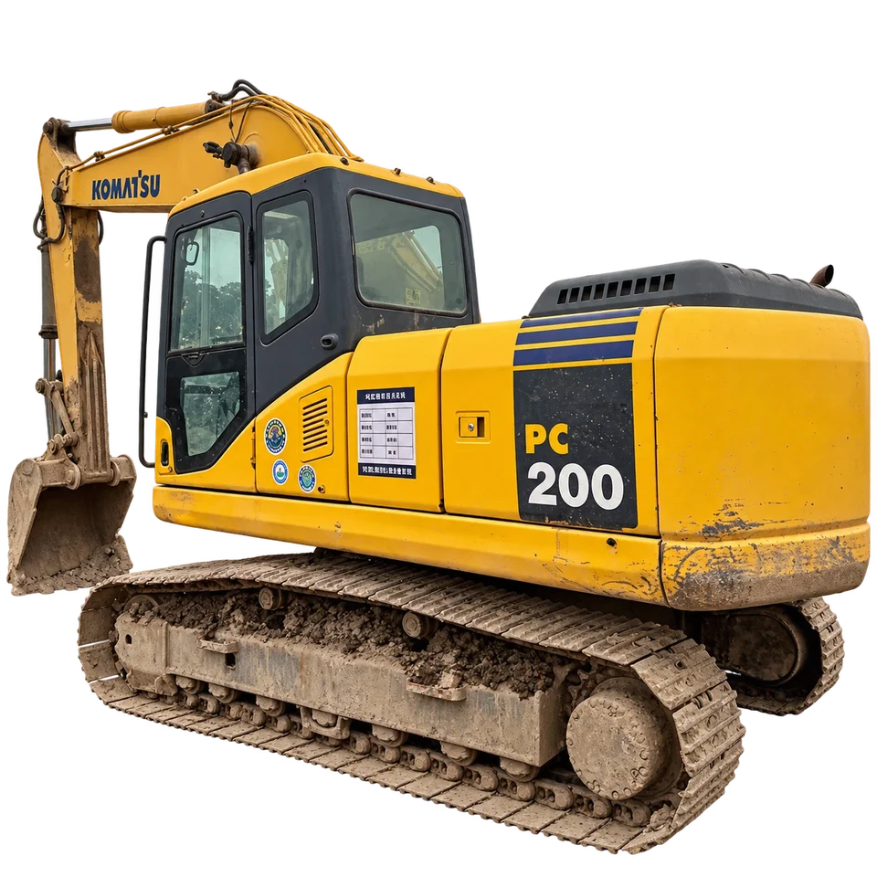used-komatsu-pc200-7-excavator reference photograph