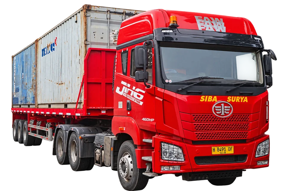 FAW JH6 tractor, PT Siba Surya reference unit H 8491 OF