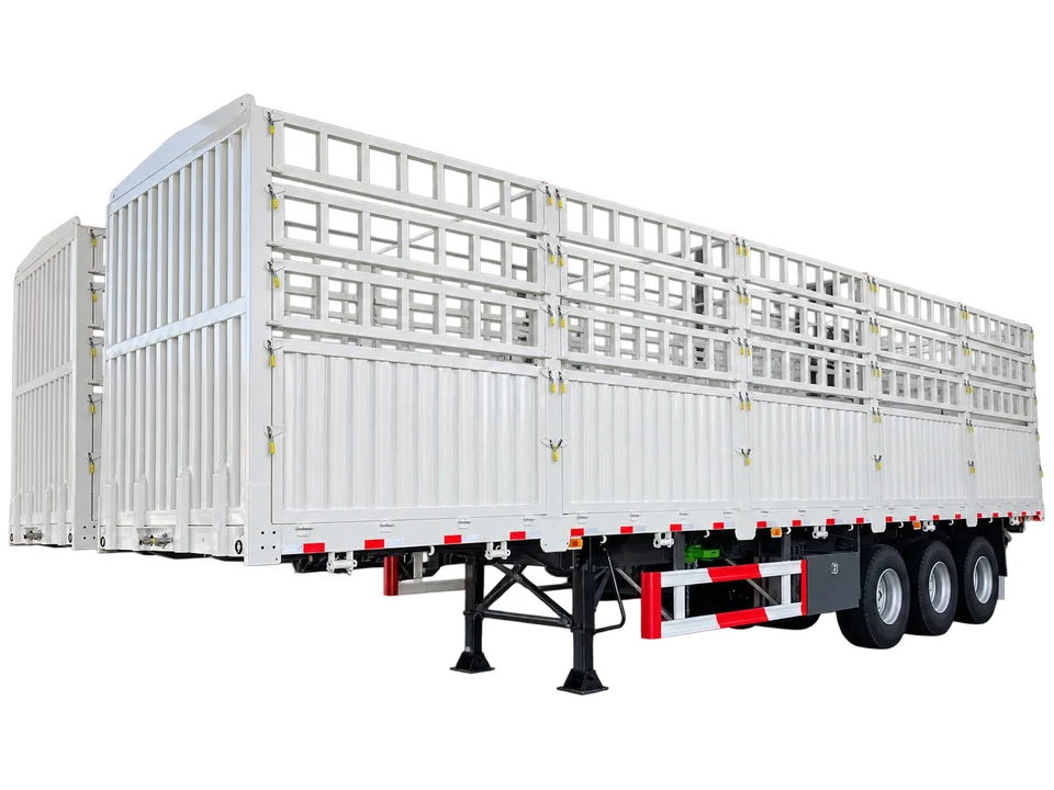 3-Axle Cargo Fence Semi-Trailer — additional reference view