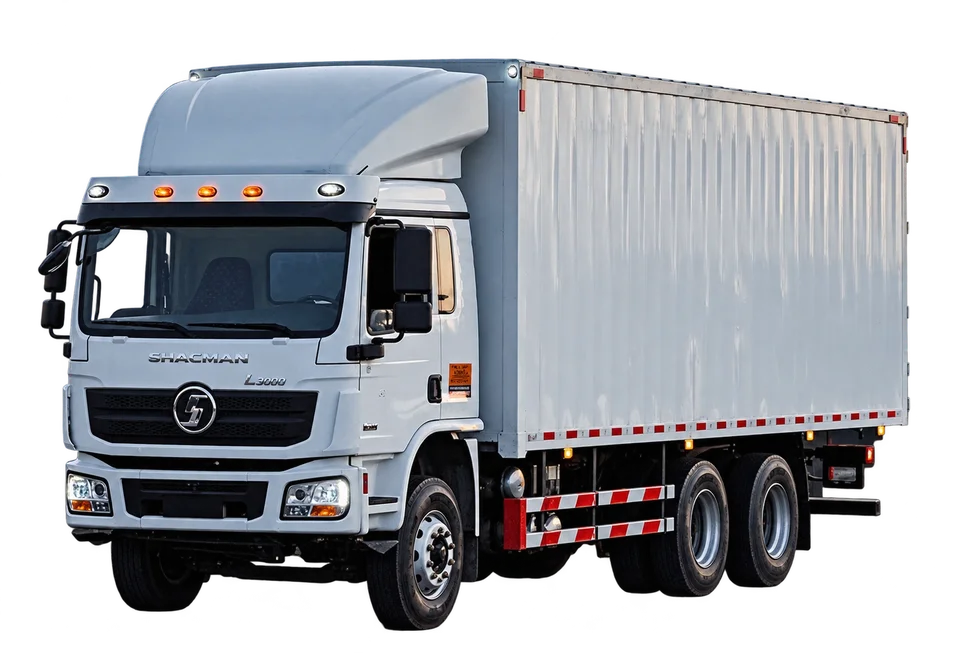 SHACMAN L3000 cargo truck — side view