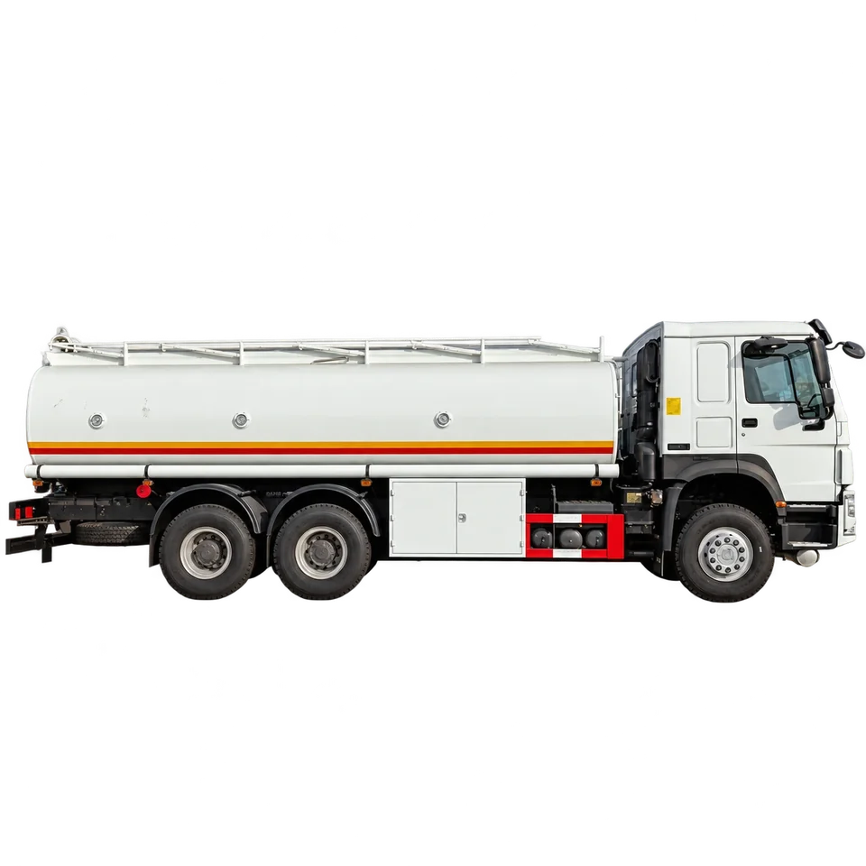 HOWO 6×4 fuel tank truck — side view