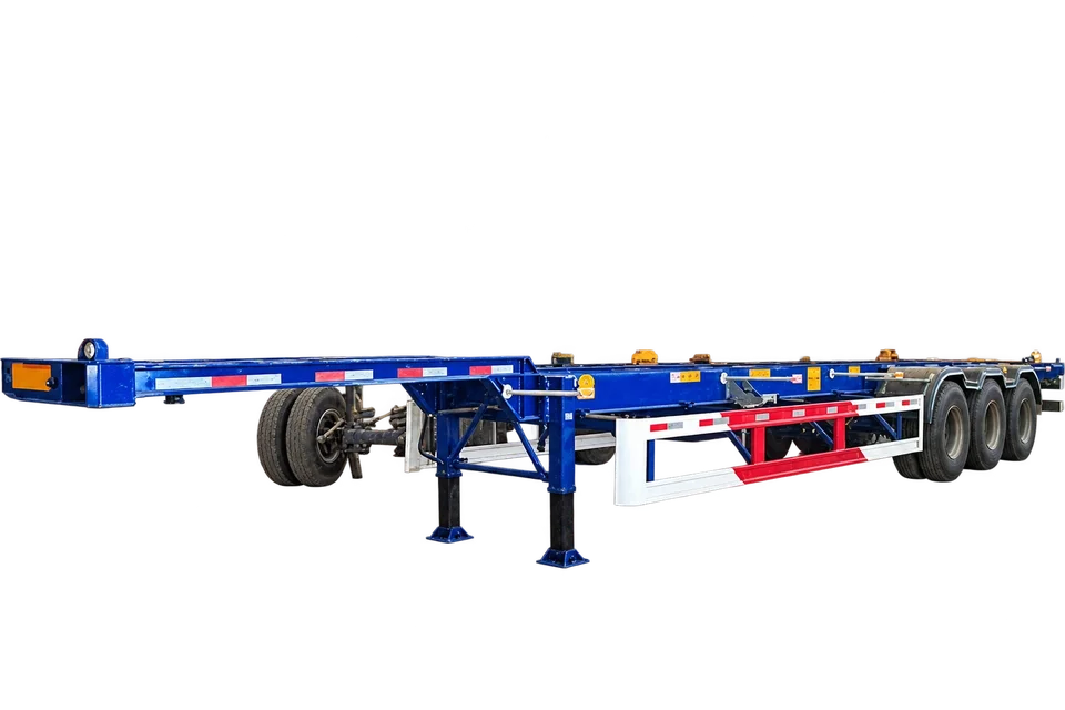 40-foot skeletal container semi-trailer