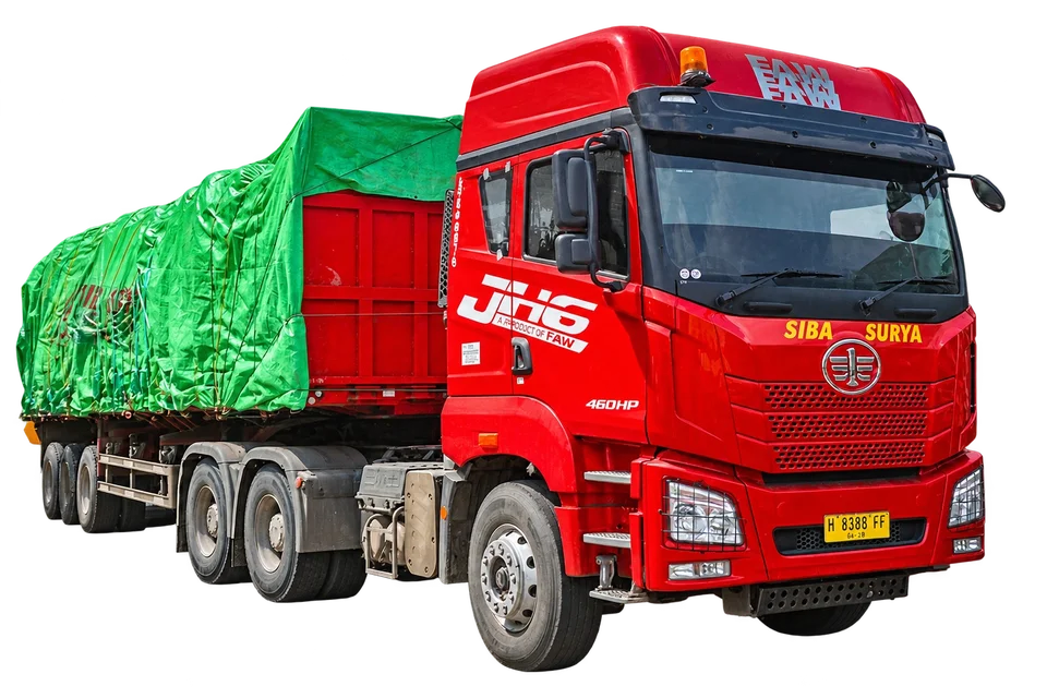 FAW JH6 tractor, PT Siba Surya reference unit H 8388 FF
