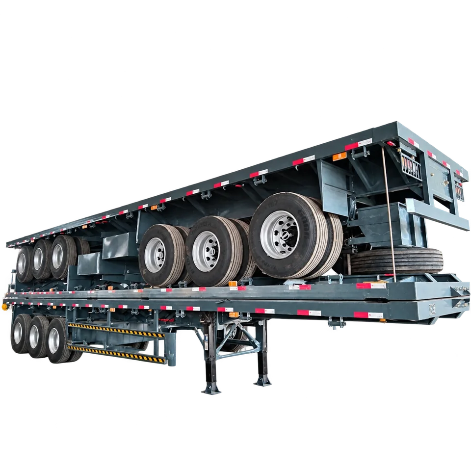 3-Axle Flatbed Cargo Semi-Trailer — additional reference view