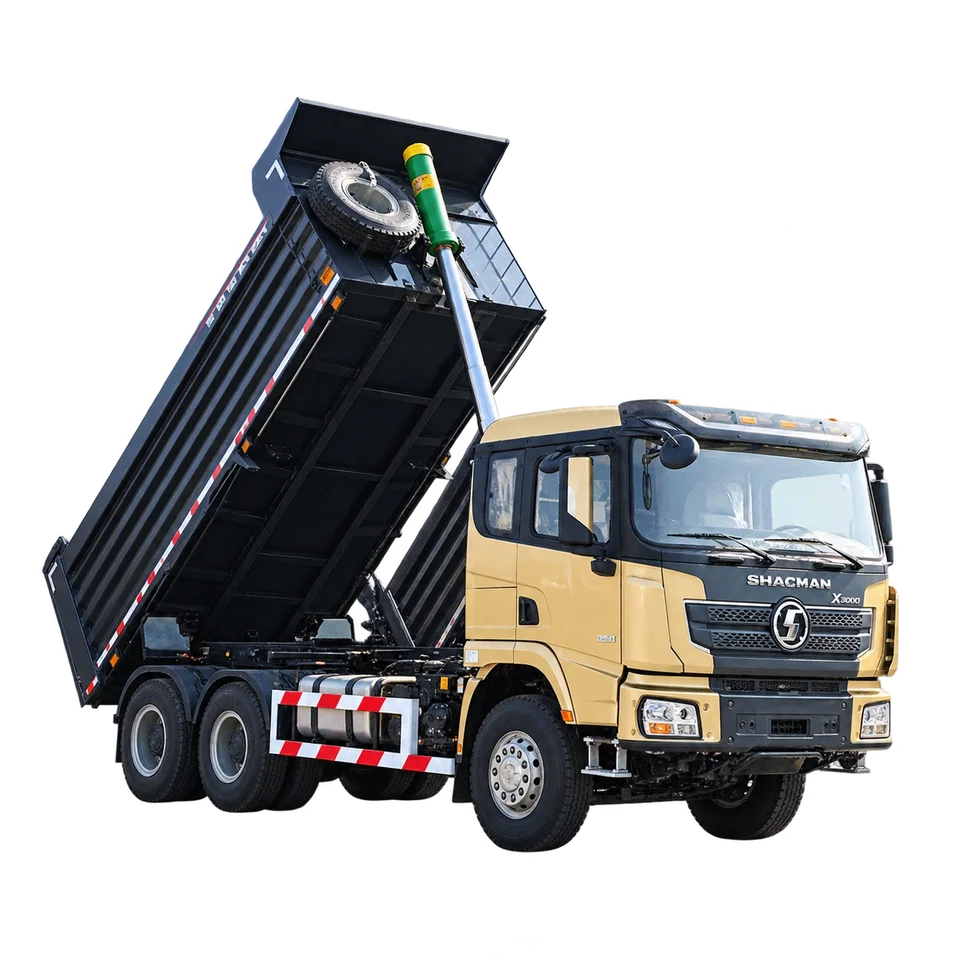 SHACMAN X3000 6×4 dump trucks — factory lineup